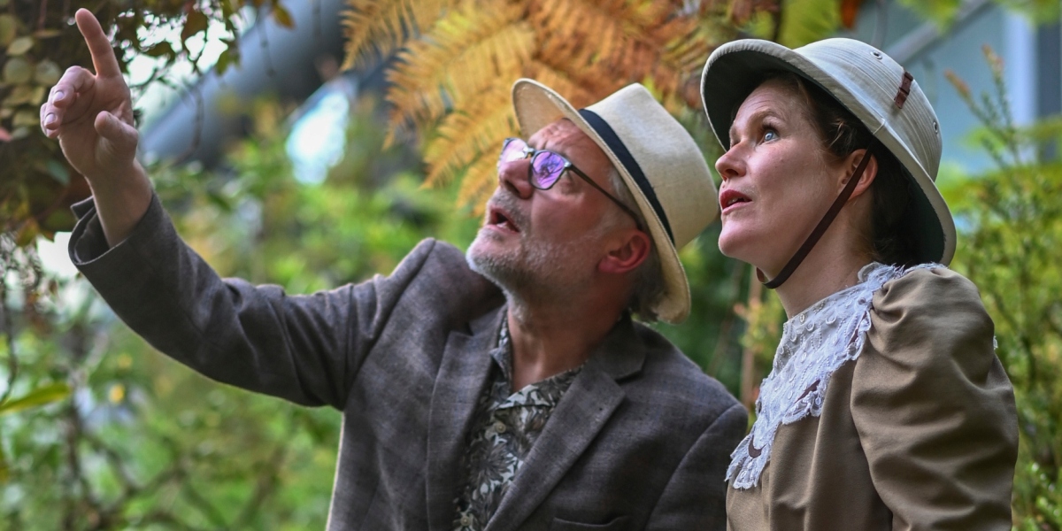 Reiseleiter und Schmetterlingsforscherin Reiseleiter und Schmetterlingsforscherin