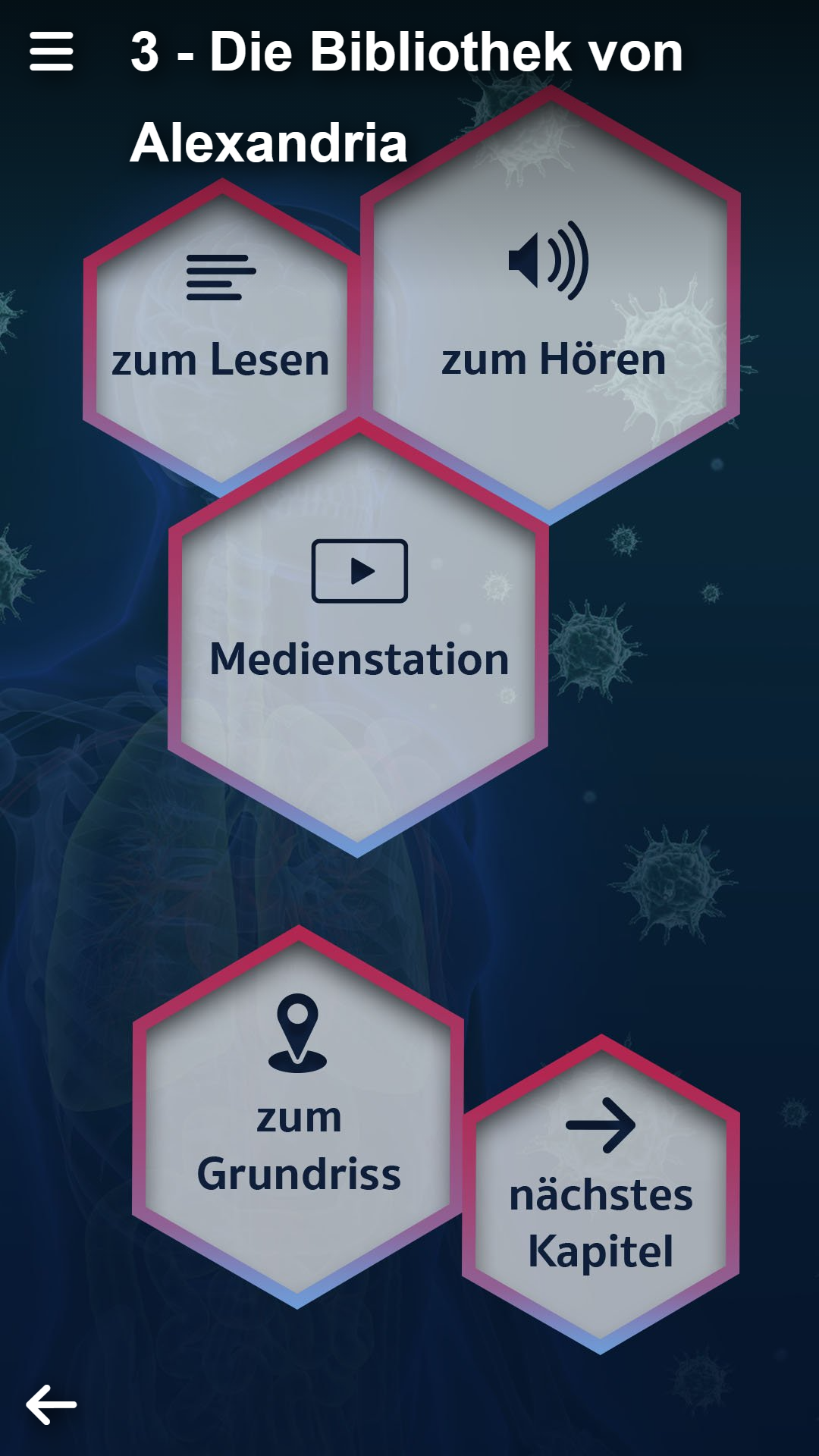 Screenshot Menü