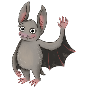 Fledermaus Maskottchen Fledermaus Maskottchen