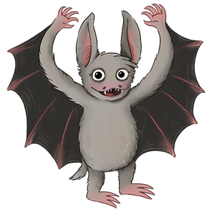 Fledermaus Maskottchen Fledermaus Maskottchen