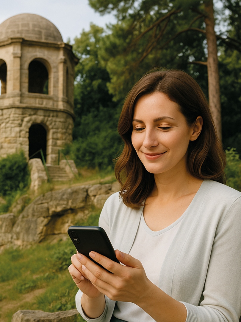 Frau mit Smartphone Frau mit Smartphone