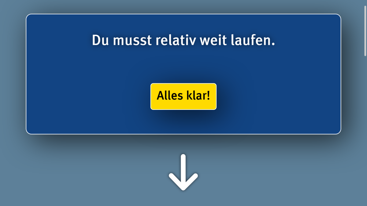 Screenshot aus dem Spiel: Hilfe