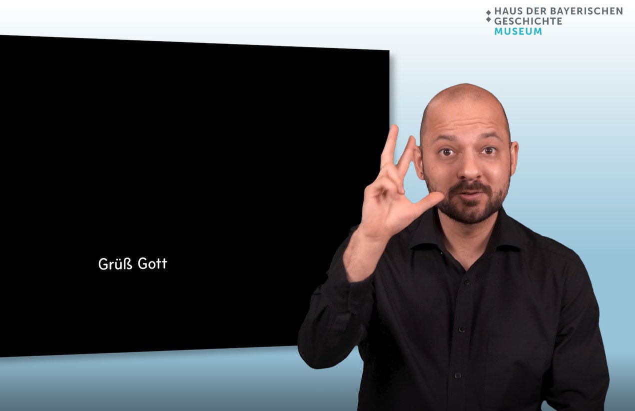 Haus der bayerischen Geschichte - Video in Gebärdensprache Haus der bayerischen Geschichte - Video in Gebärdensprache