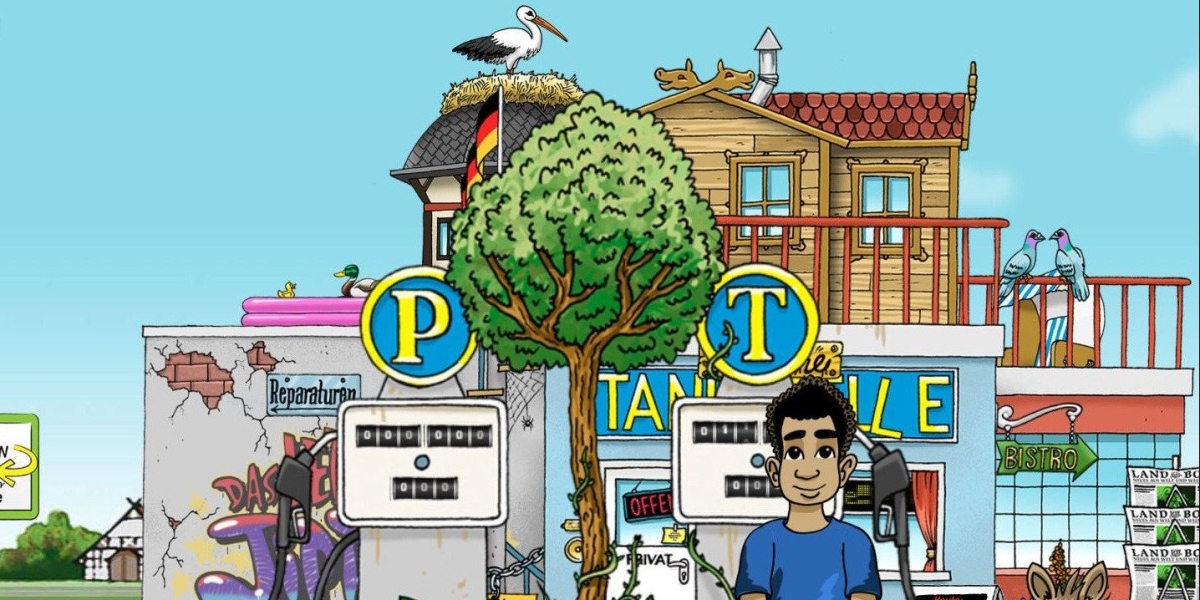 Screenshot Start Poetische Tankstelle