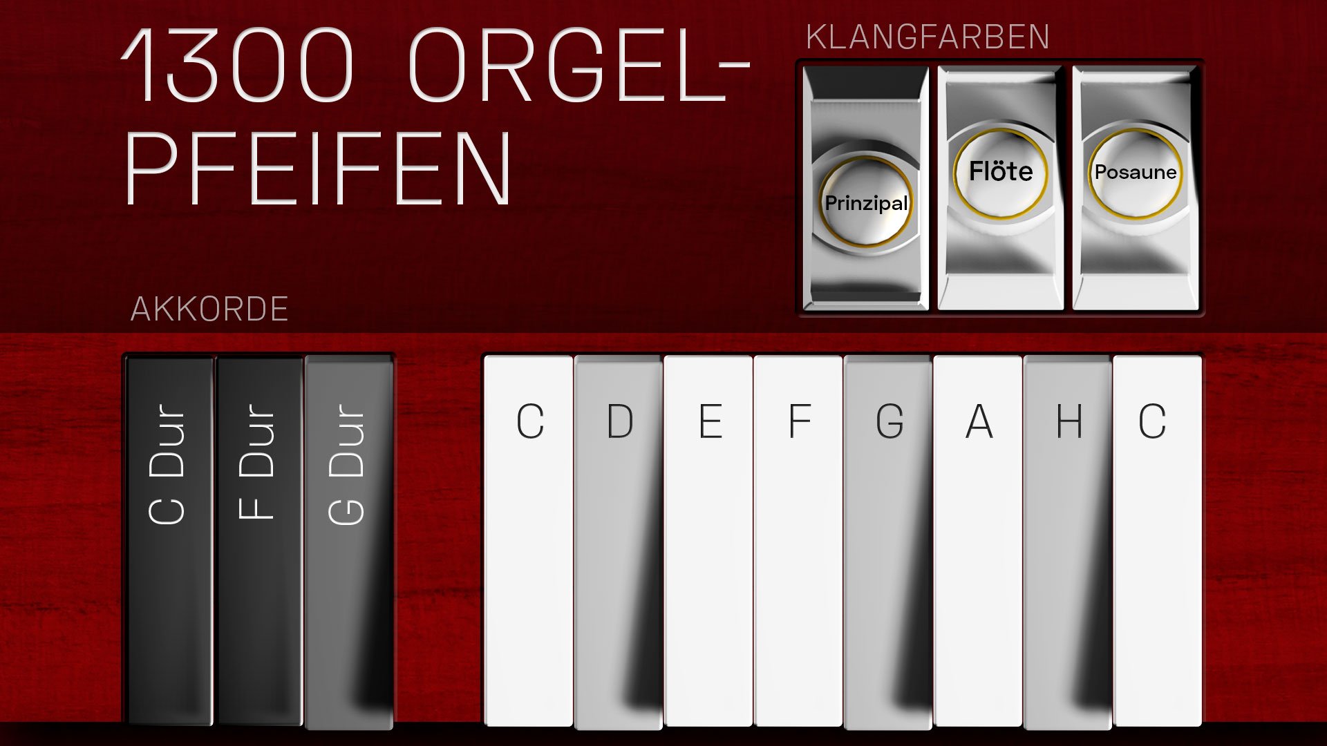 Spiel "1300 Orgelpfeifen"
