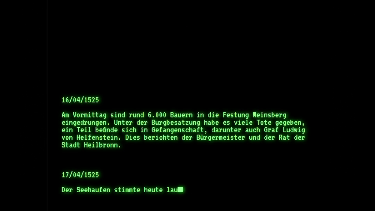 Screenshot der Terminalanwendung Screenshot der Terminalanwendung