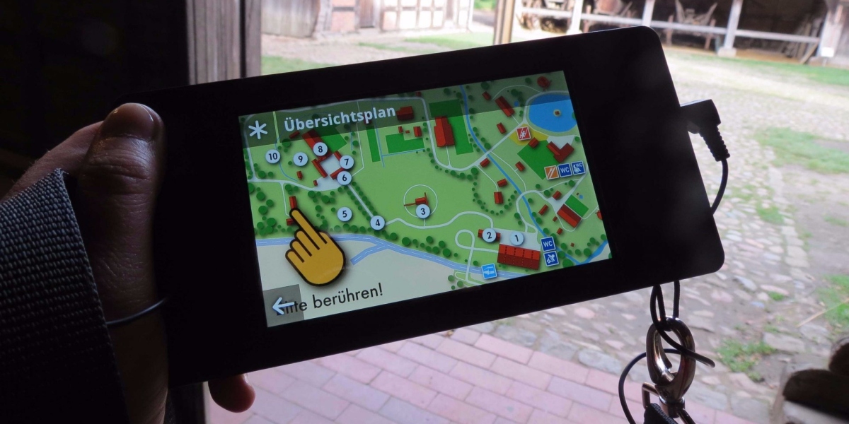 Location plan on guide